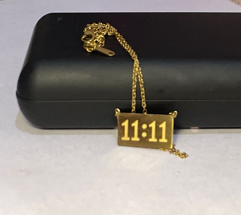 11:11 Gold Necklace