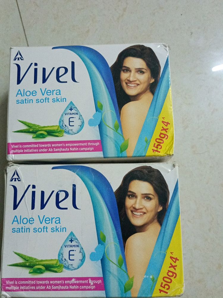 Vivel Aloe Vera Soaps -150gm(Pack Of 8)