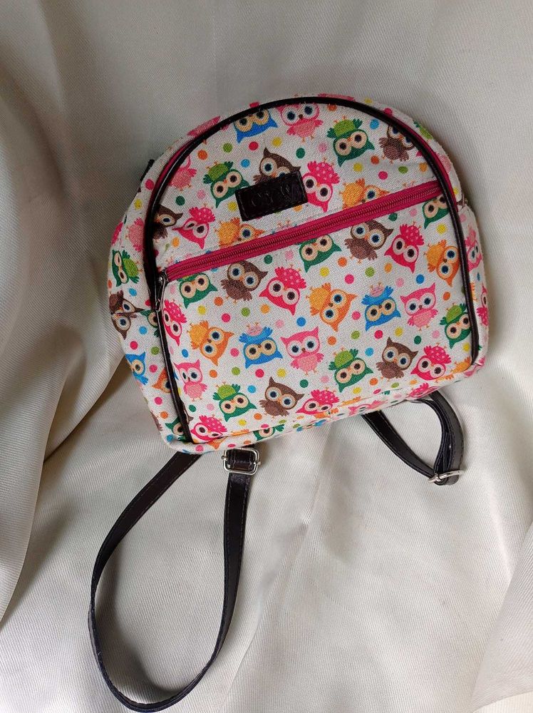 Owl Print Backpack