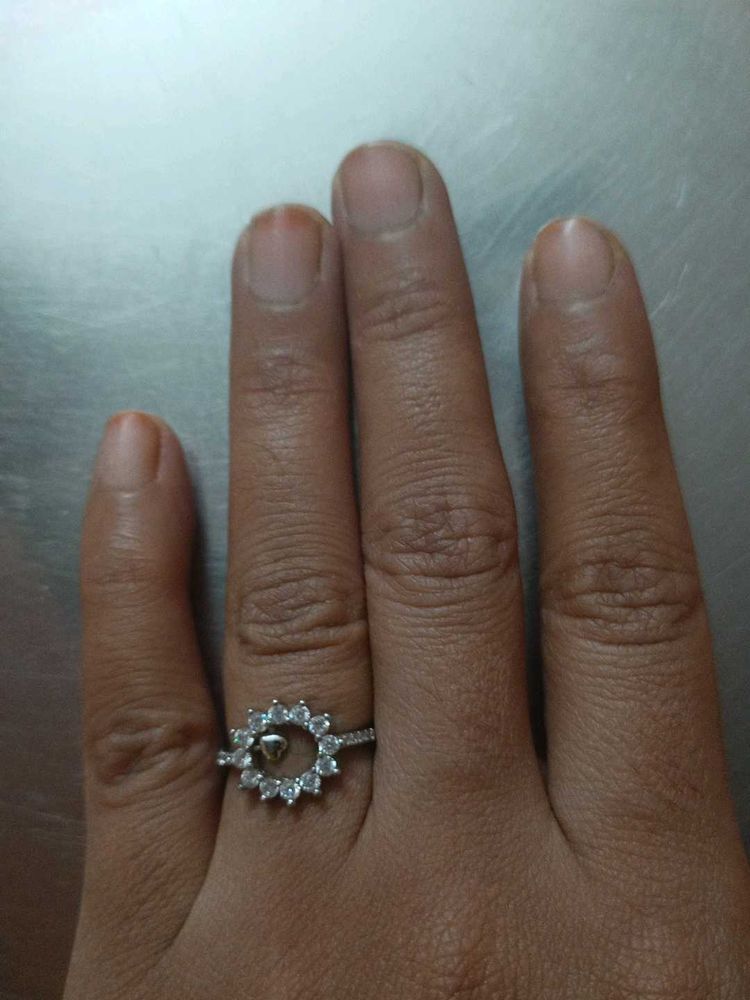 Italian pur Silver 925 Ring with Crystals💕