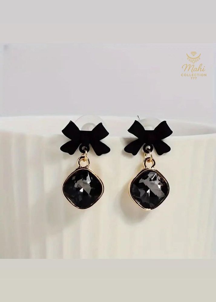 Bow Drop Earrings