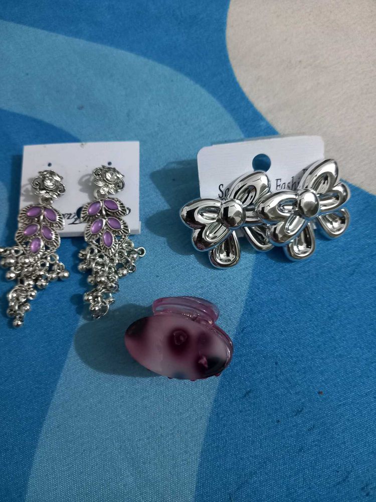 Hair and earring Accessories Set