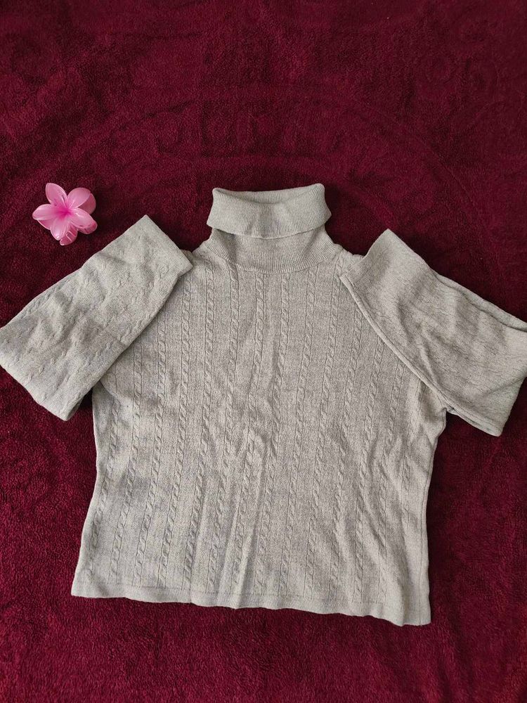 winter cozy Turtleneck Top