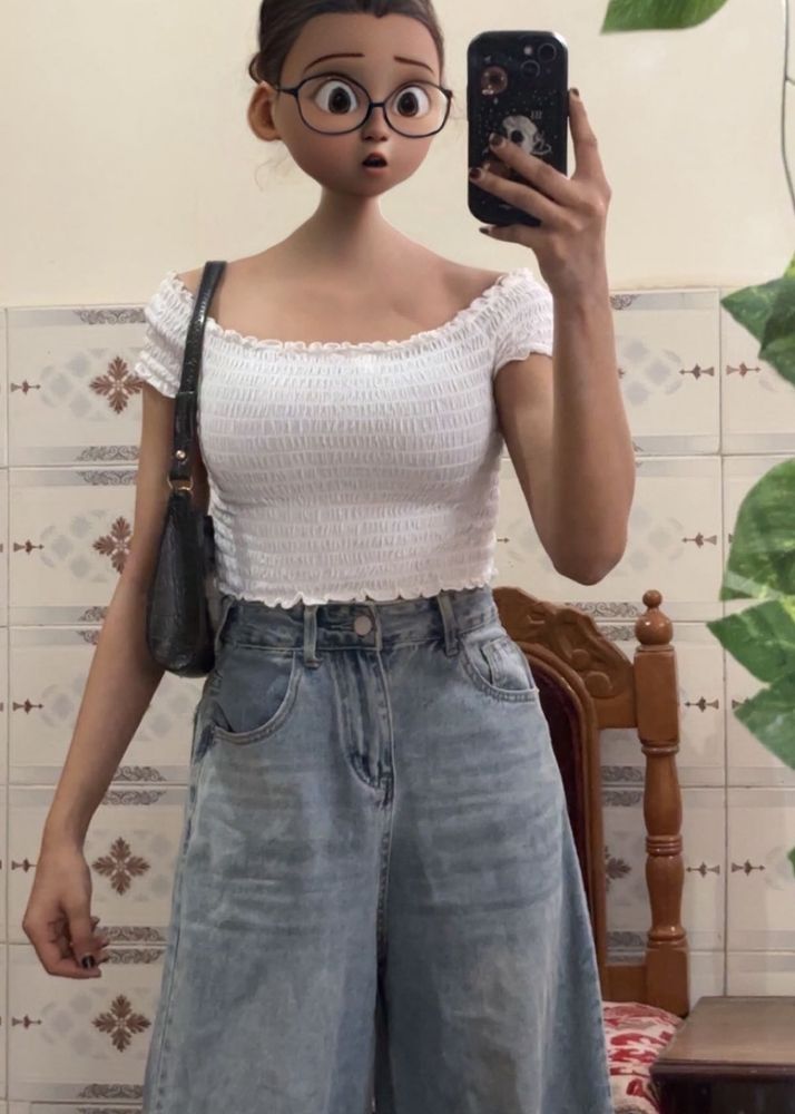 H&amp;M OFF SHOULDER TOP
