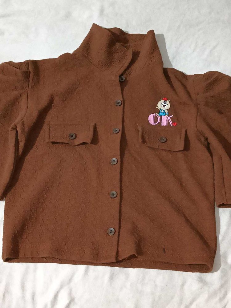 Cute Brown girls Top