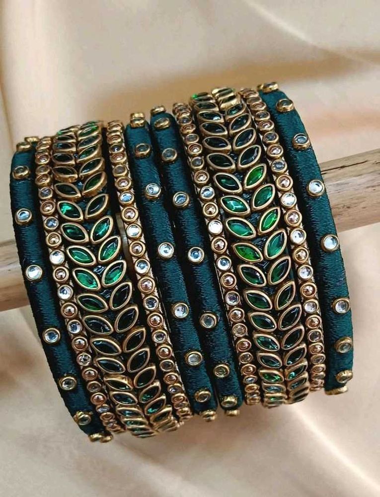 Green Bangle Set
