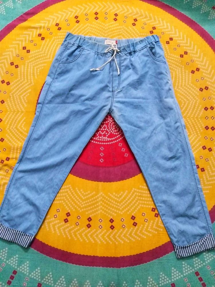 Blue Denim Pants