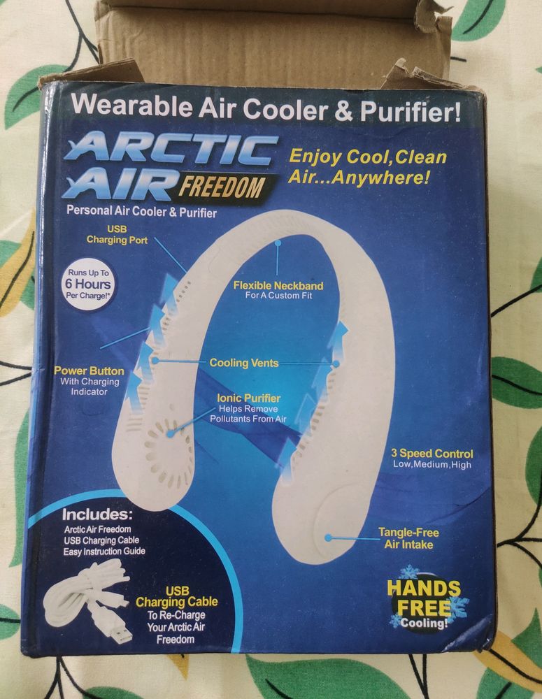 Wearable Air Cooler And Purifier