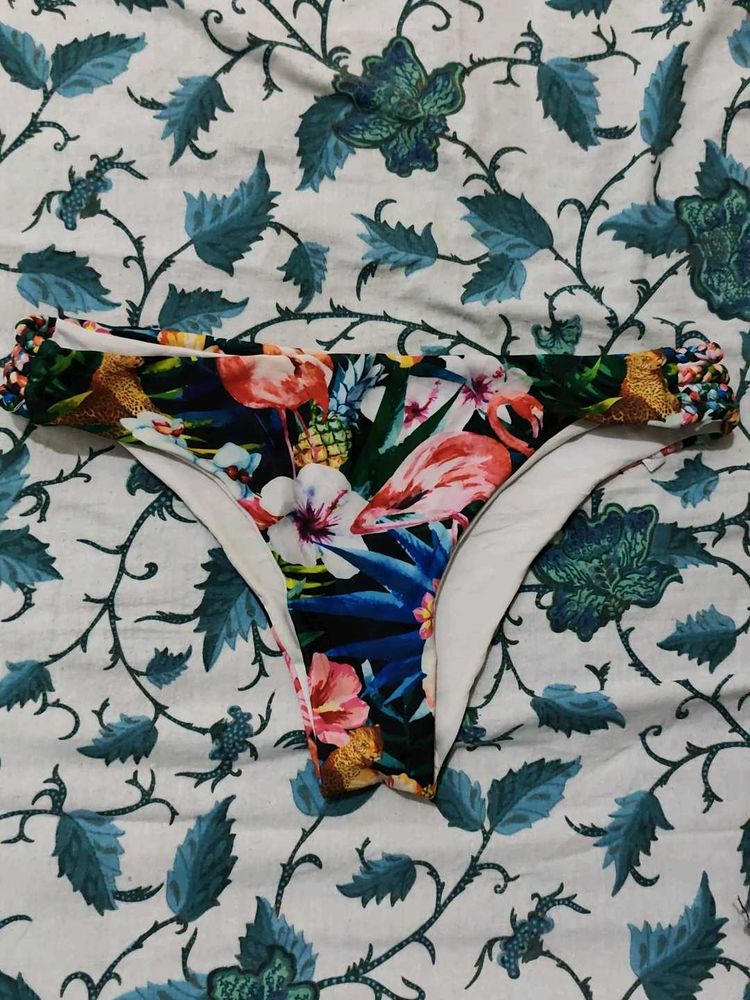 Floral Print Bikini Bottom
