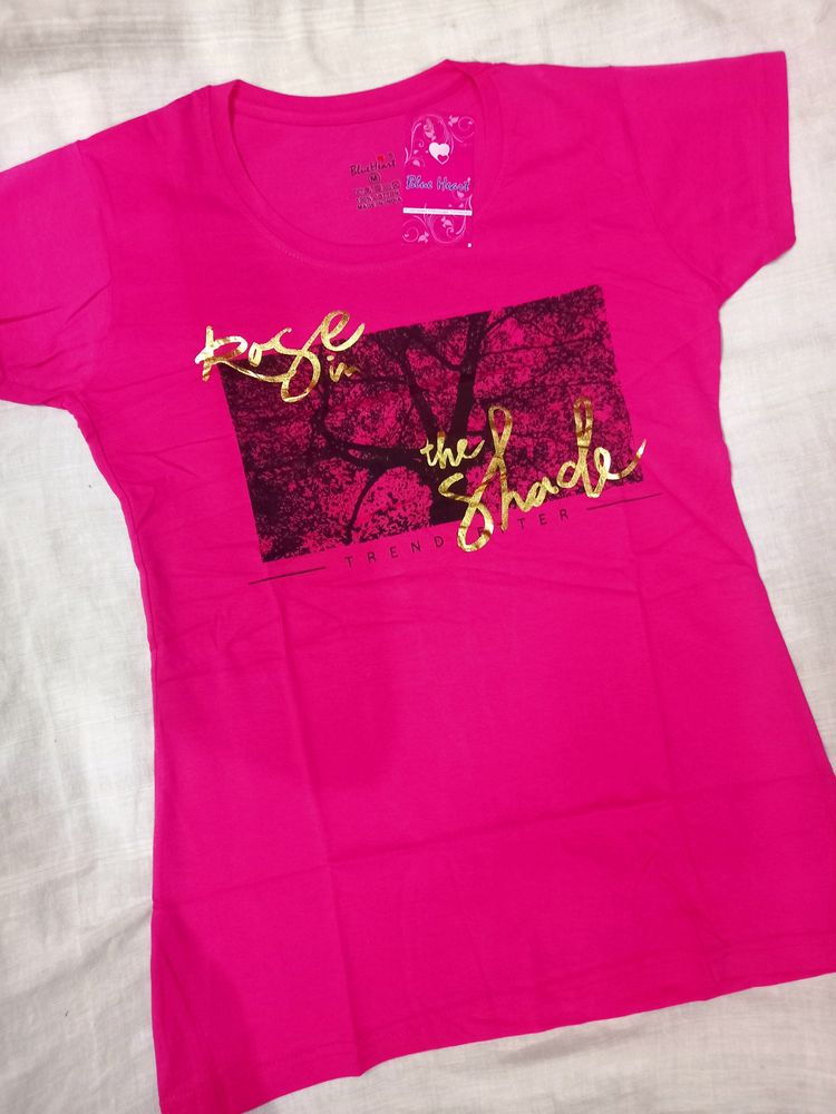Hot Pink Top For Women (Medium Size )