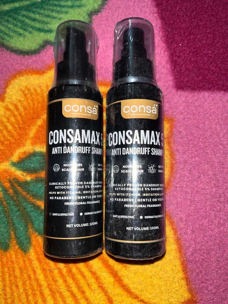 COMBO OF 2 CONSAMAX ANTI - DANDRUFF SHAMPOO