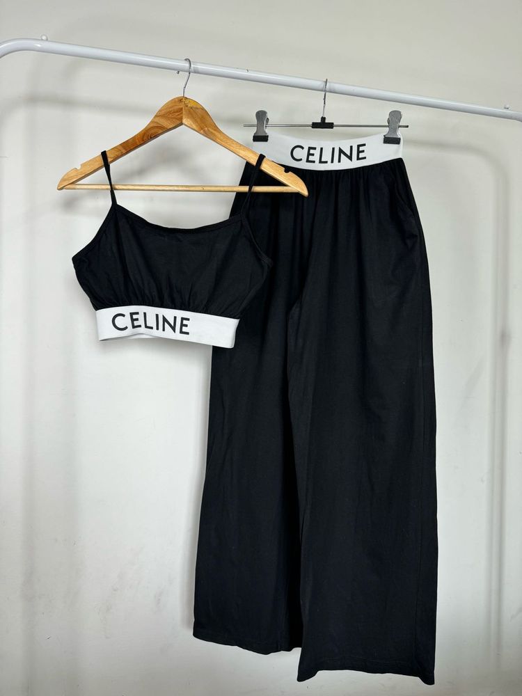 Black Celine Cord Set