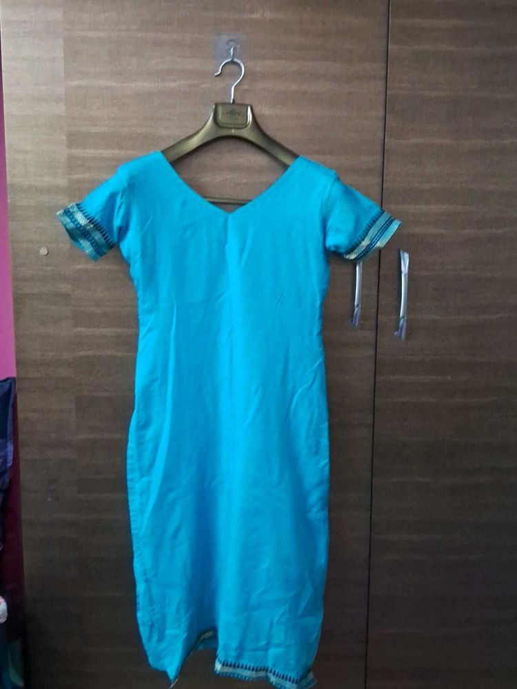 Mangalgiri Blue Kurta