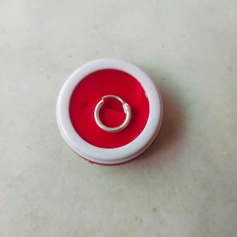 925 pure Silver Hoop nose ring