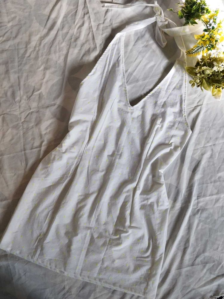 halter neck kurti short