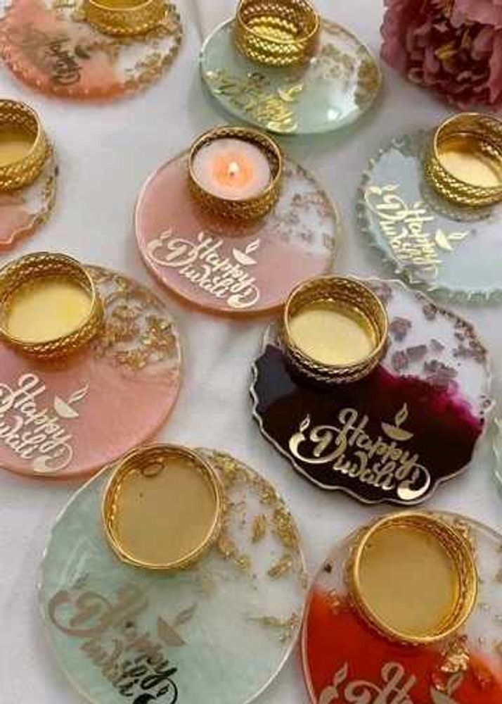 Resin Candle Holders | Customisation Available