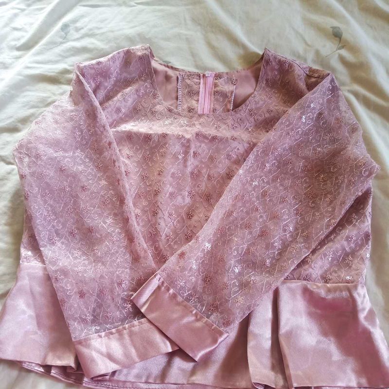 Pink Lace Top