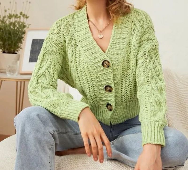 knit cardigan