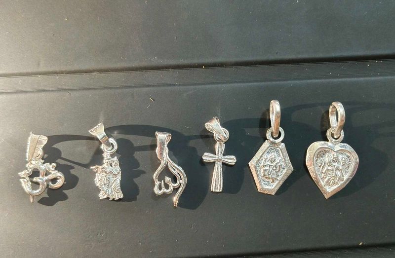 Mini Silver Pendants