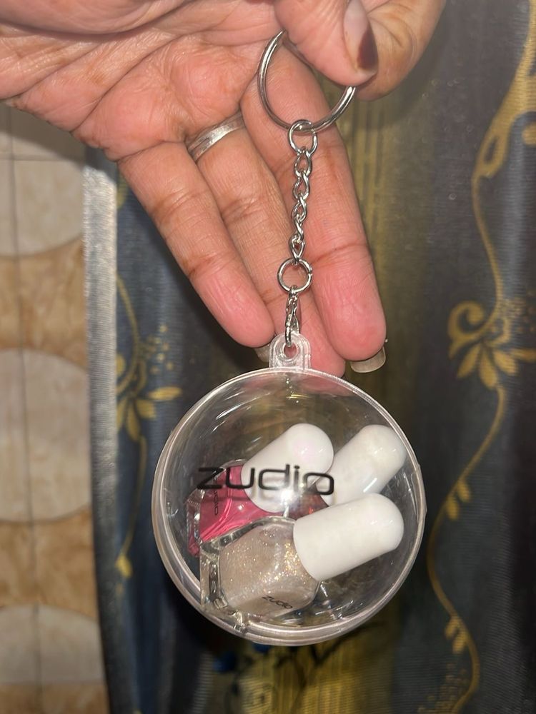 Zudio Nail Polish Keychain