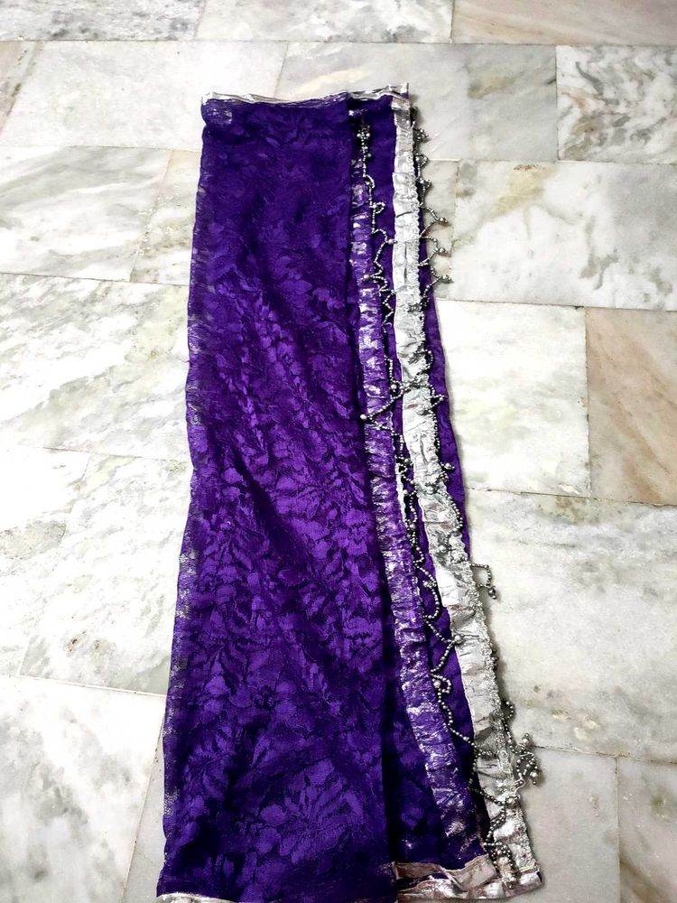 Elegant Purple Dupatta