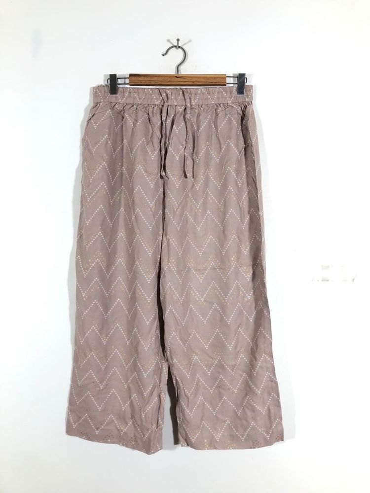 Grey Printed Palazzo (Women’s)