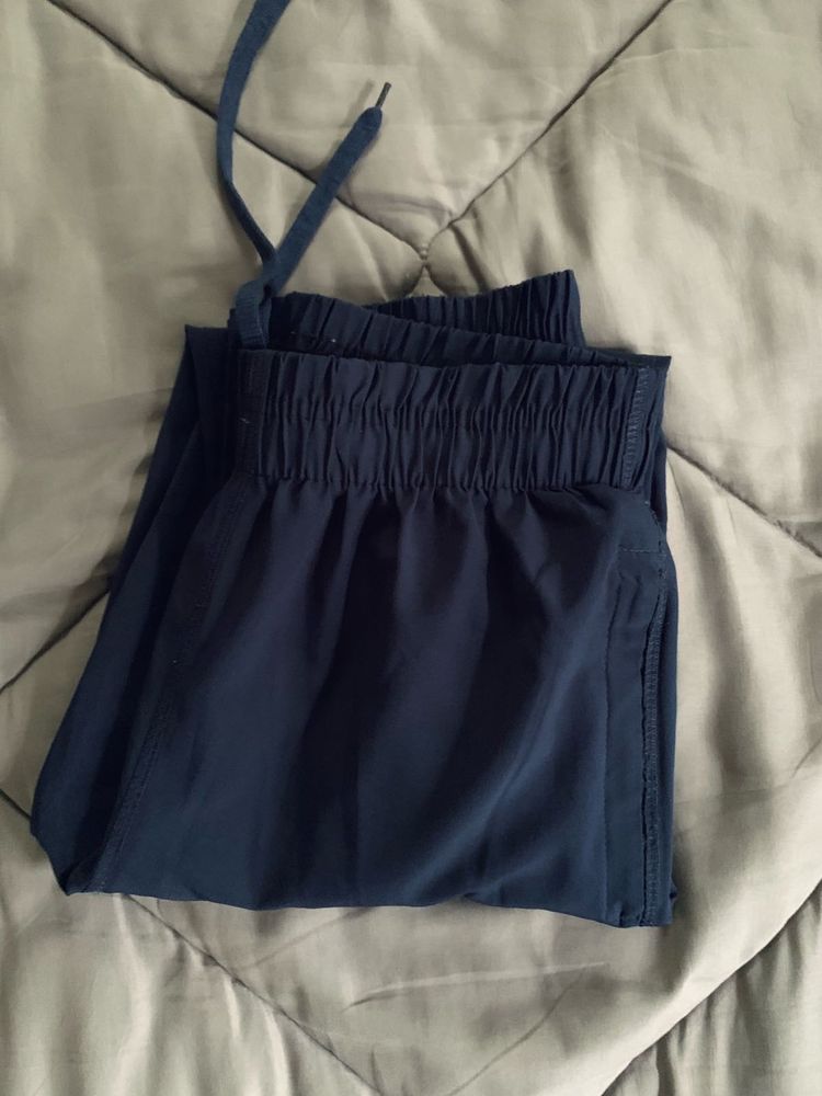 Navy Blue Track Pants