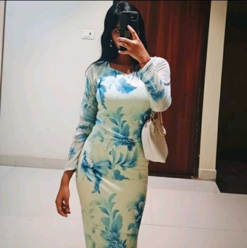 Floral Bodycon Midi Dress