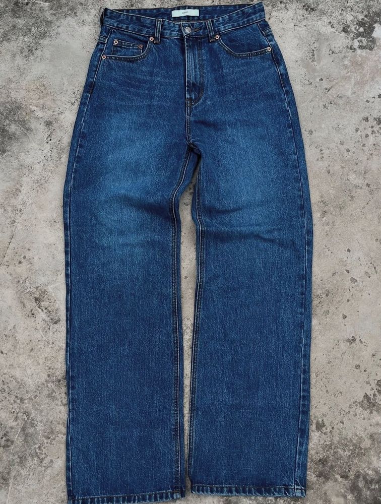 Wide Leg Denim Jeans