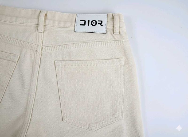 Dior Off-White Denim Jeans