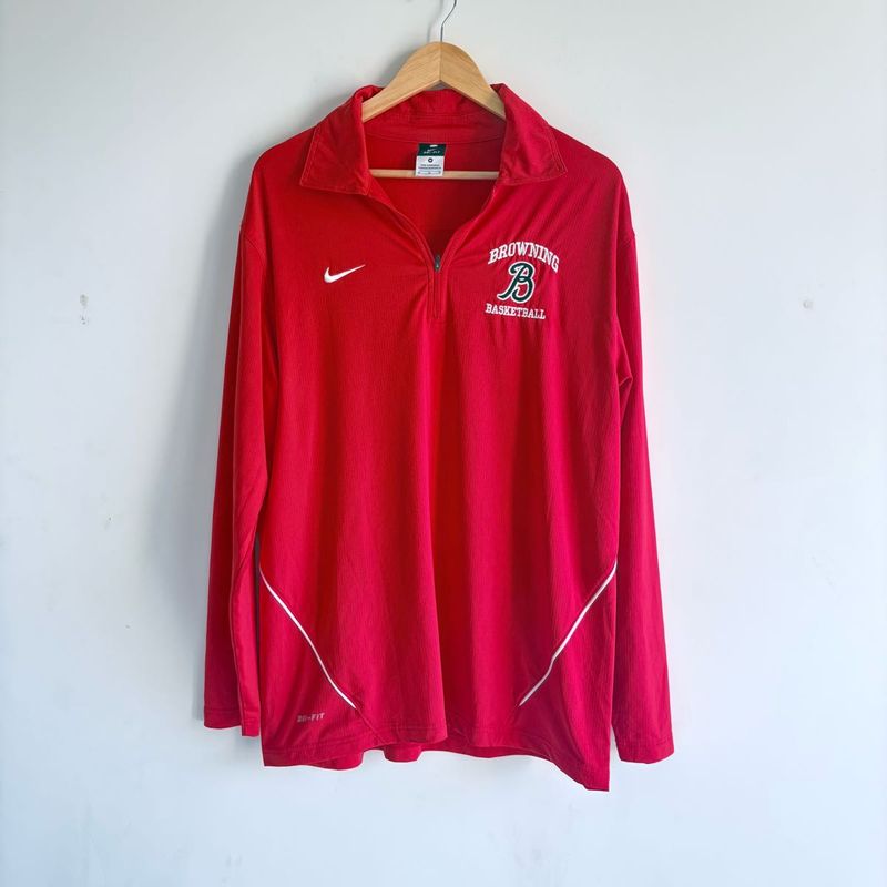 &#34;Vintage Nike Dri-FIT Browning BasketballPullover