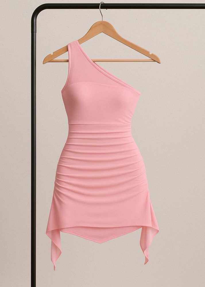 Single Sleeves Mini Dress