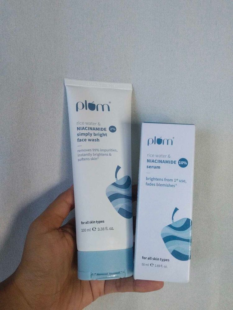 Plum Face Wash &amp; Serum Set