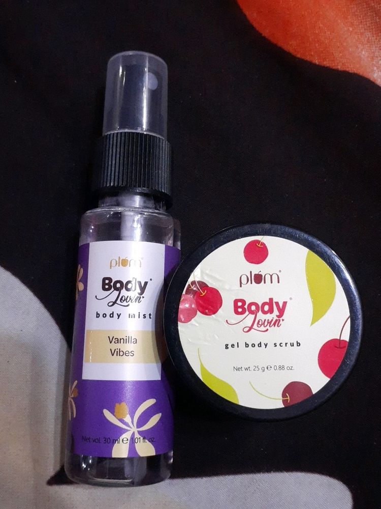 PLUM BODY MIST + SCRUB COMBO