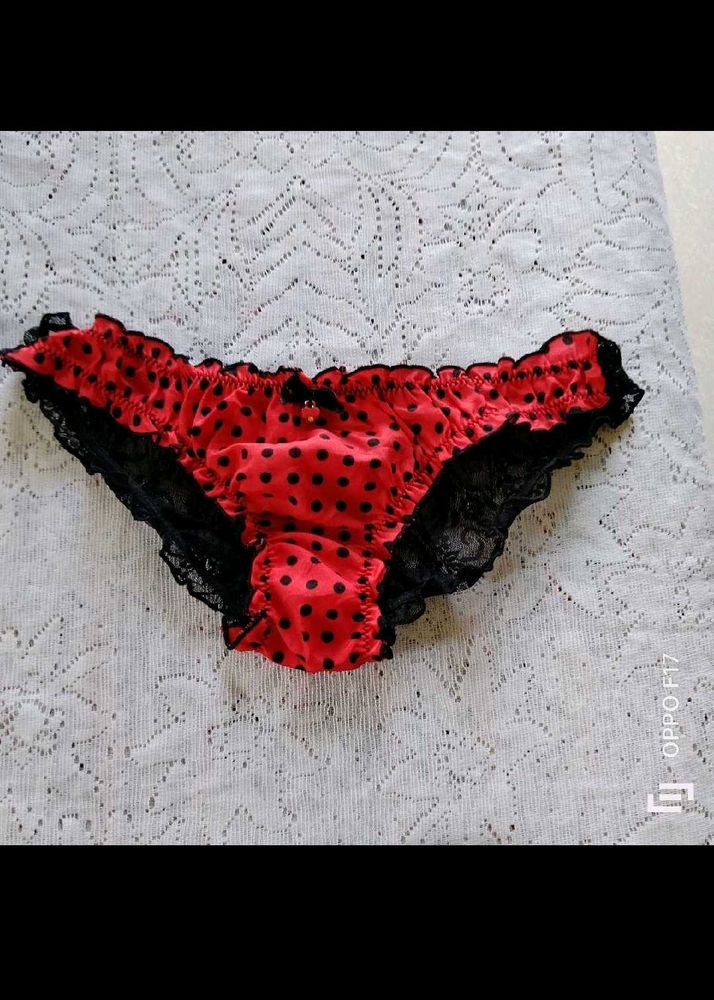 Red Black Dots Panty