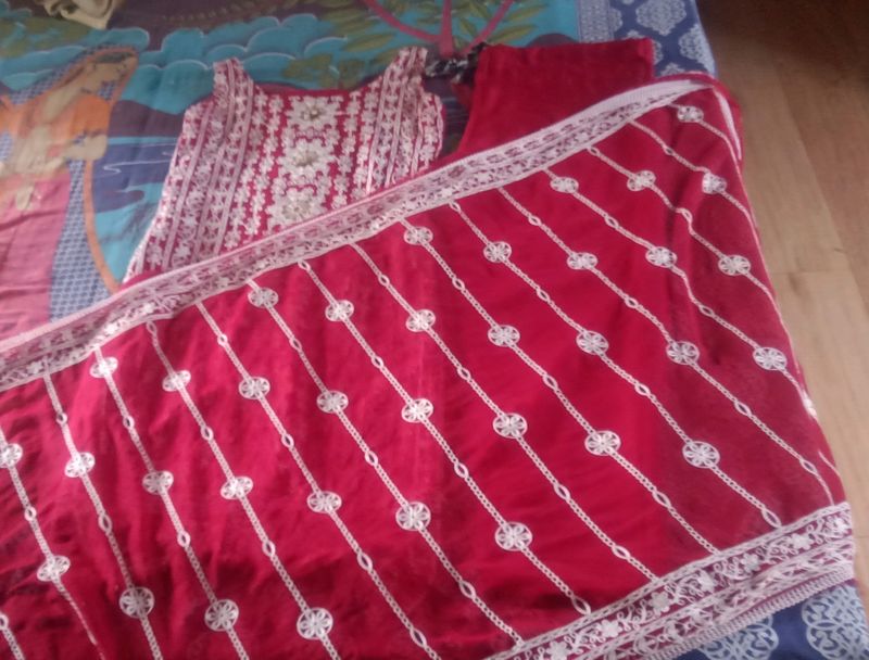 3 Peice Kurta Set For Womens