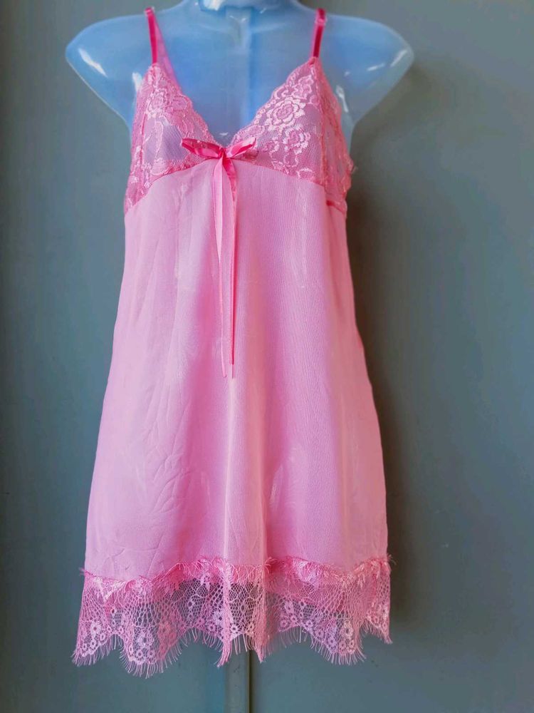 Pink Lace Lingerie