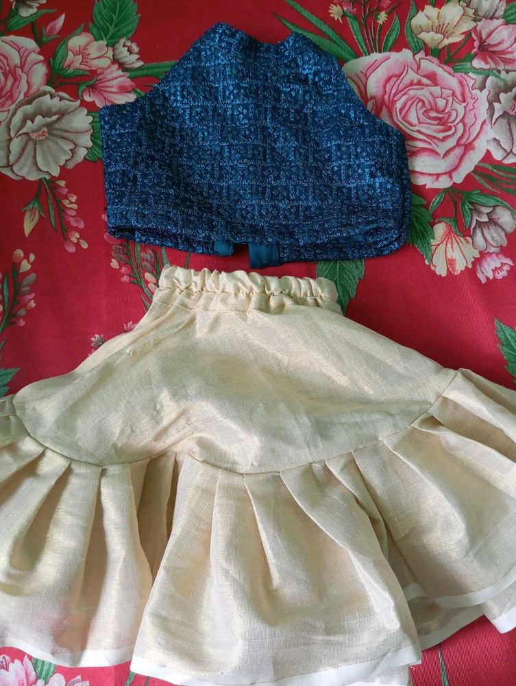 Girls&#39; Top &amp; Skirt Set