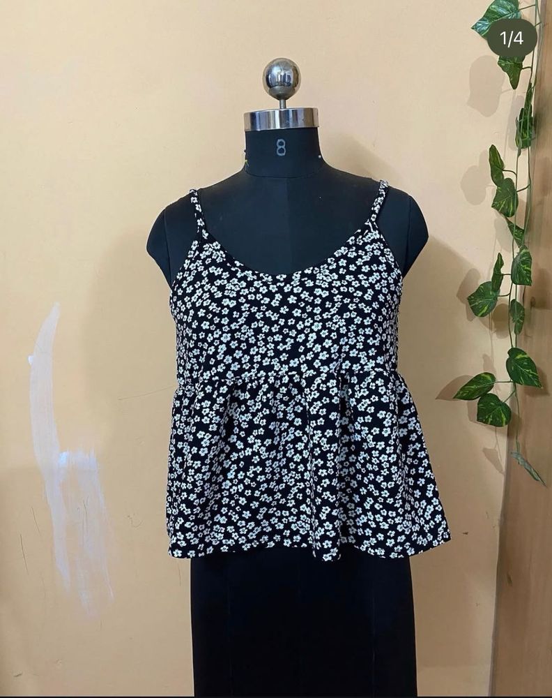 Floral Print Sleeveless Cami Top