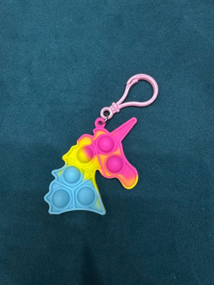 Unicorn Pop It Keychain