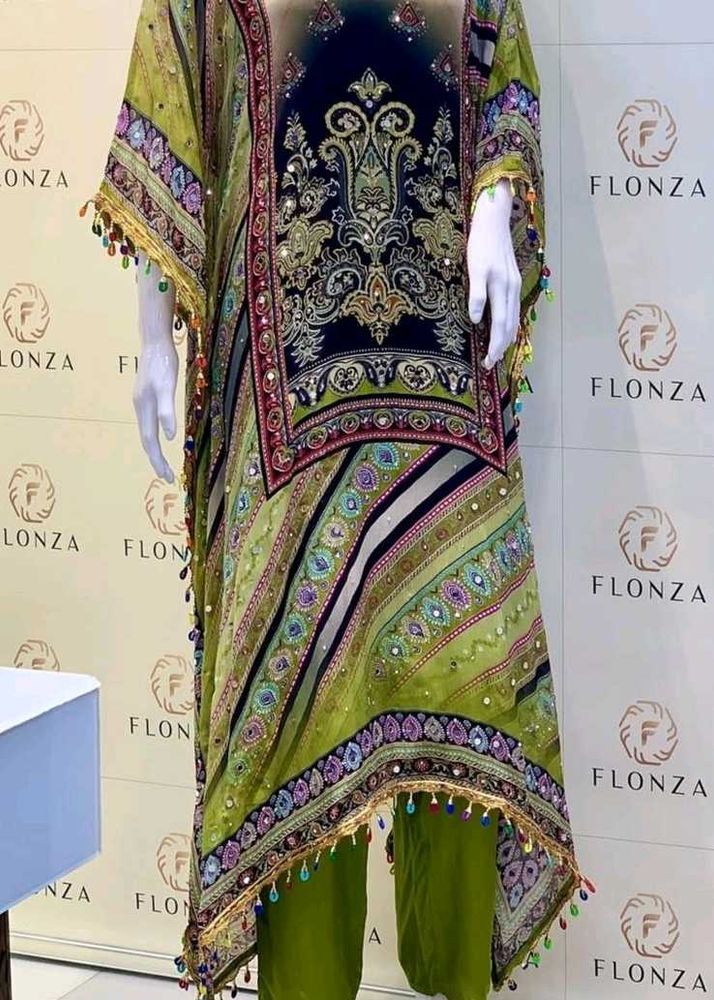 Premium Chinnon Kaftan Set Of 3