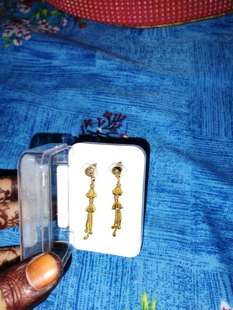 Gold Dangle Earrings