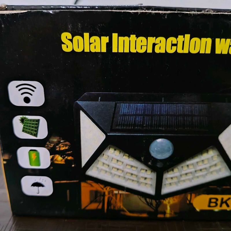 Solar Interaction Wall Light
