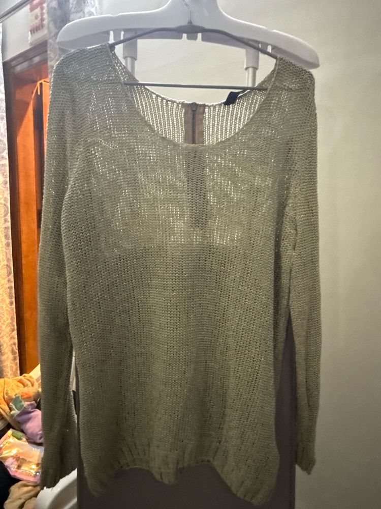 Beige Knit Sweater