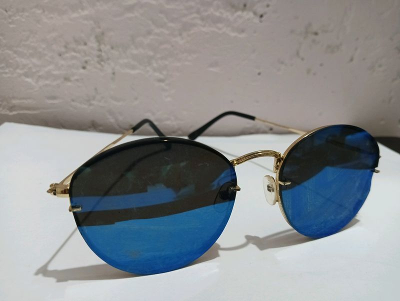 UV Protection, Mirrored Aviator Sunglass (For Men