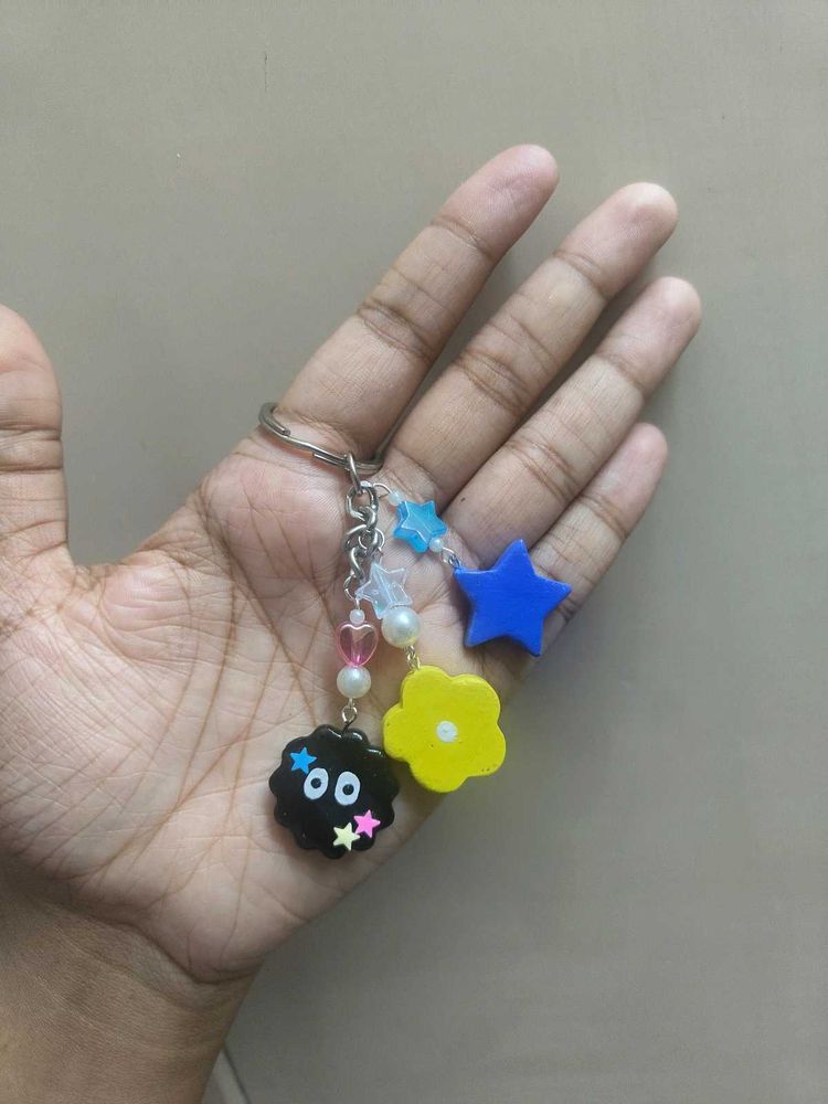 Ghibli Soot Spirits Keychain ✨