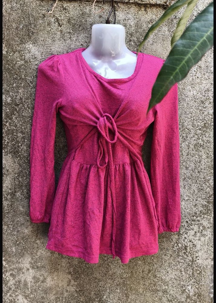 Beautiful Pink Knot Dress