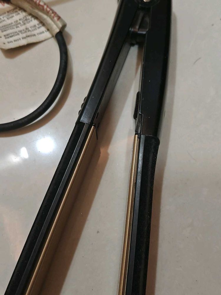 Hair Straightener - Gold Plates