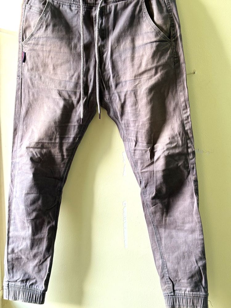 Men's Grey Jogger Pants