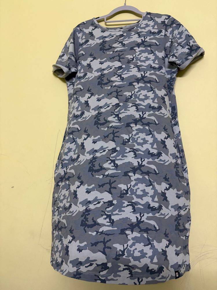 Gray T-shirt Dress(the souldstore)